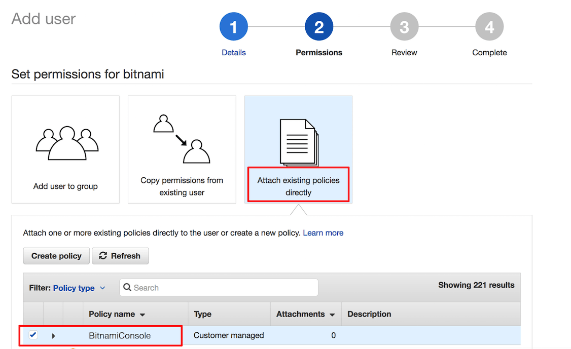 AWS IAM policy attachment